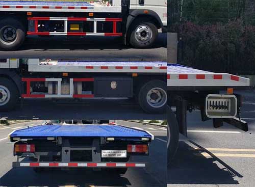 重汽豪沃藍(lán)牌平板清障車專威牌HTW5047TQZPZ型清障車