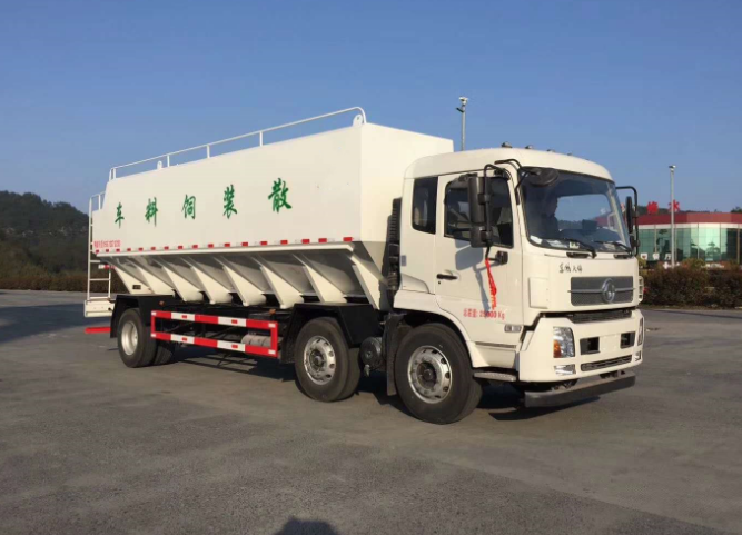 東風天錦小三軸散裝飼料運輸車30方